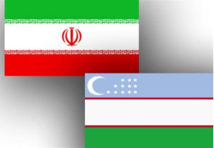 پرچم ایران و ازبکستان